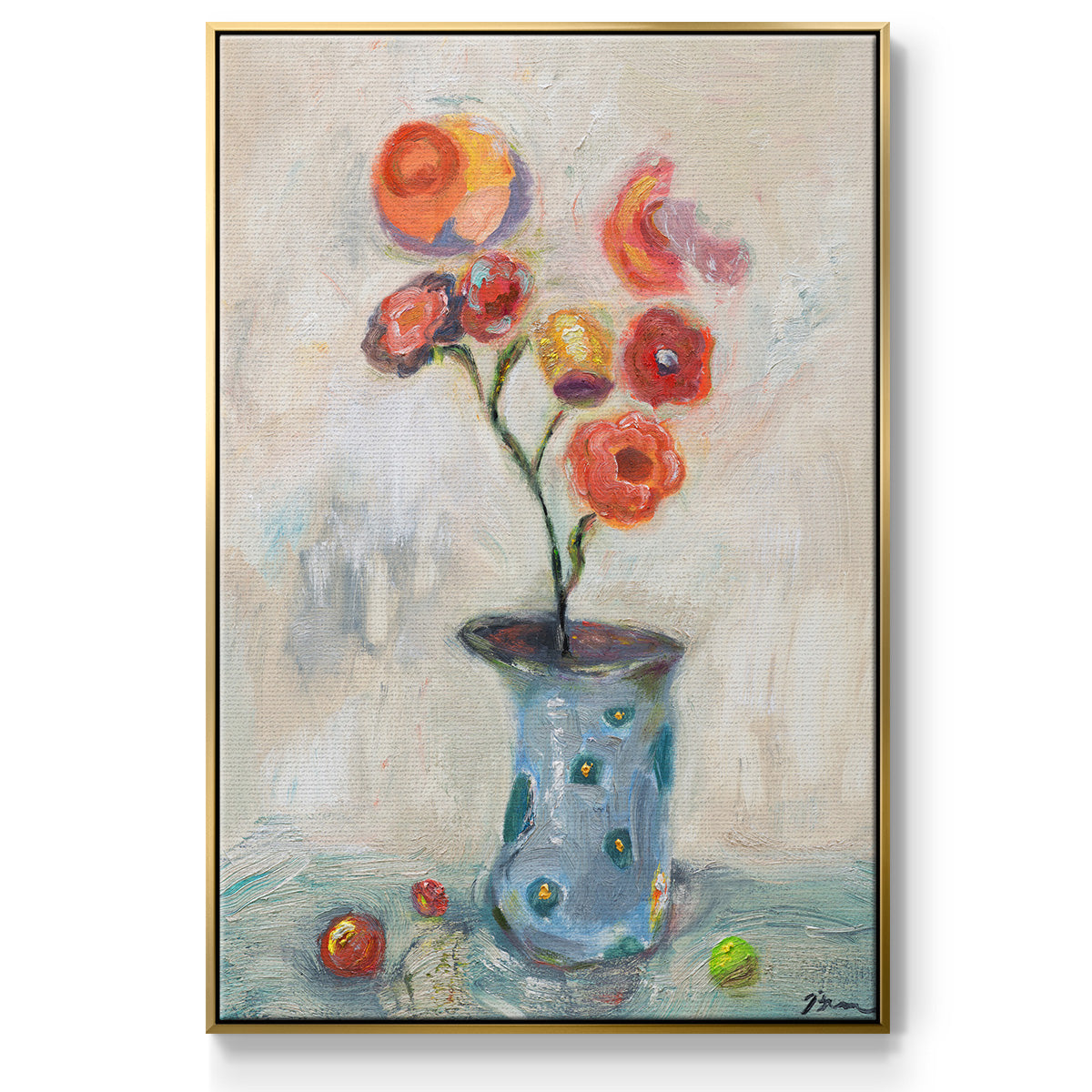 Fruit of Life - Floater Framed Canvas Print