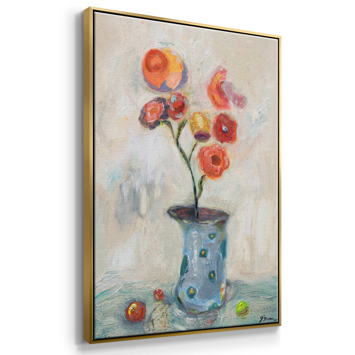 Fruit of Life - Floater Framed Canvas Print