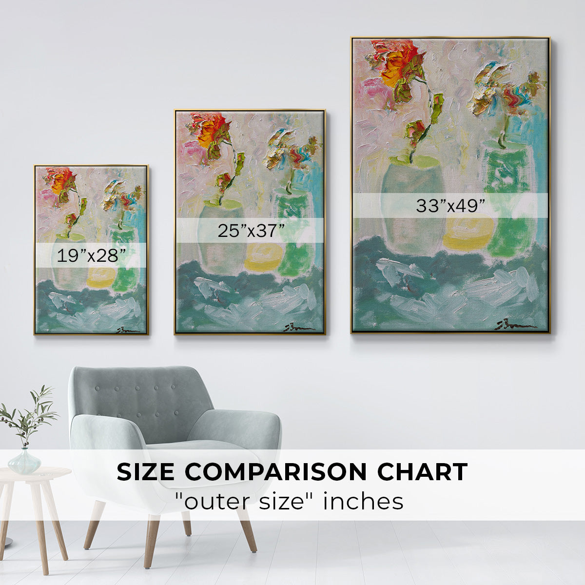 Tahitian Sunrise - Floater Framed Canvas Print