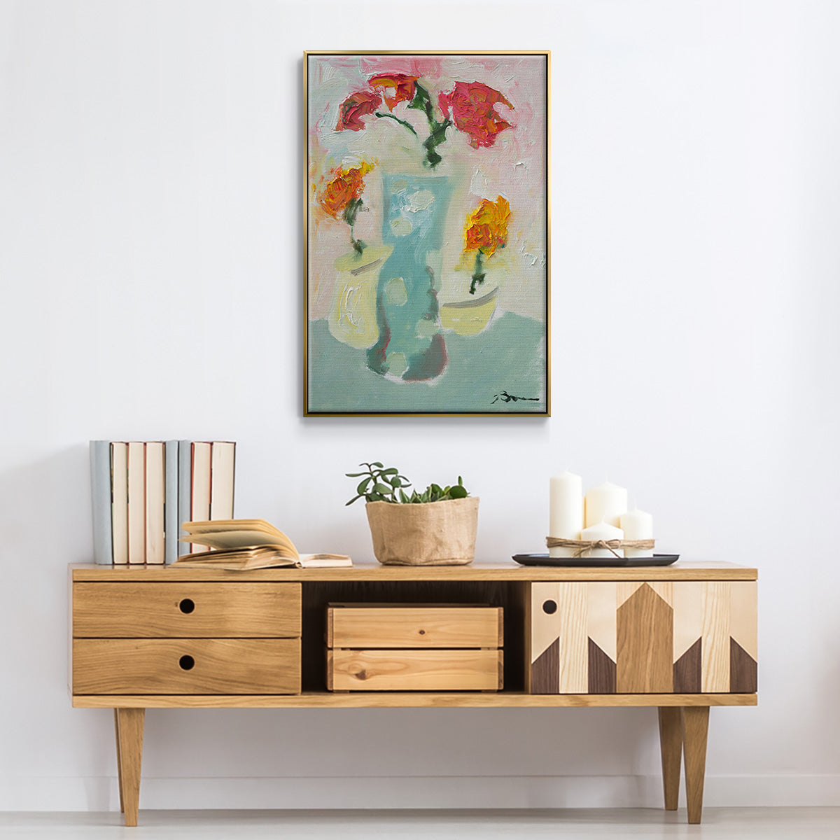 The Matriarch - Floater Framed Canvas Print