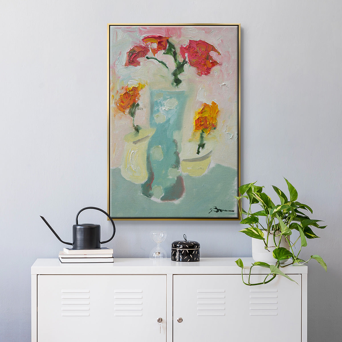 The Matriarch - Floater Framed Canvas Print