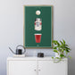Fig. A: Party - Floater Framed Canvas Print