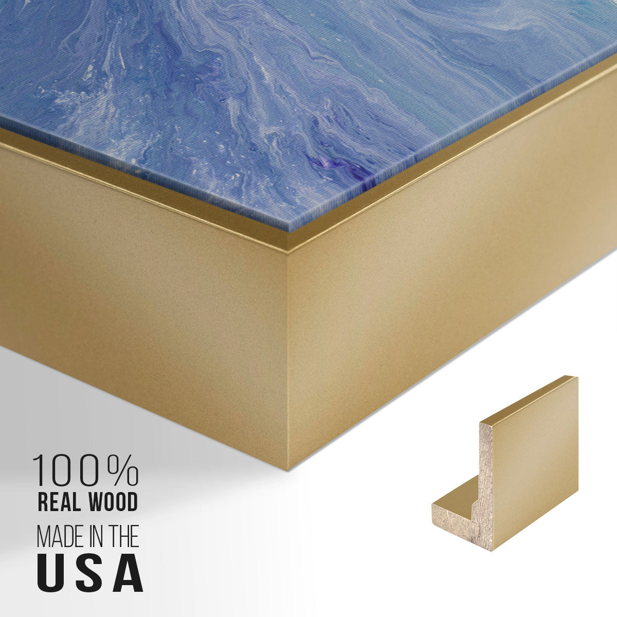 Trying to Focus - Floater Framed Canvas Print