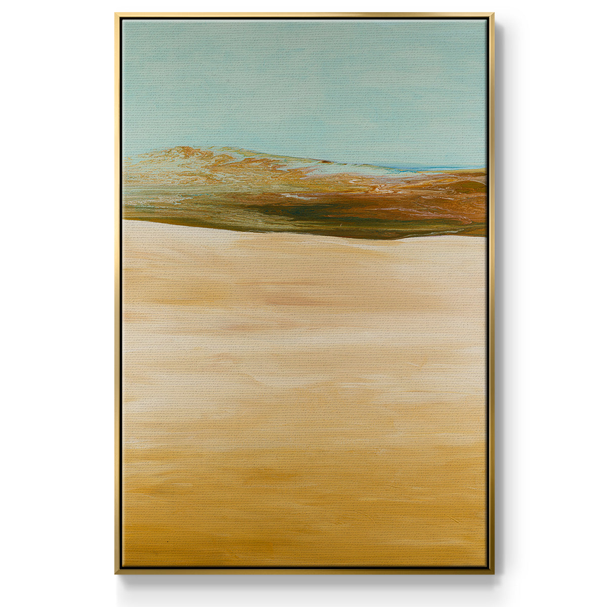 Yesterday's Today - Floater Framed Canvas Print