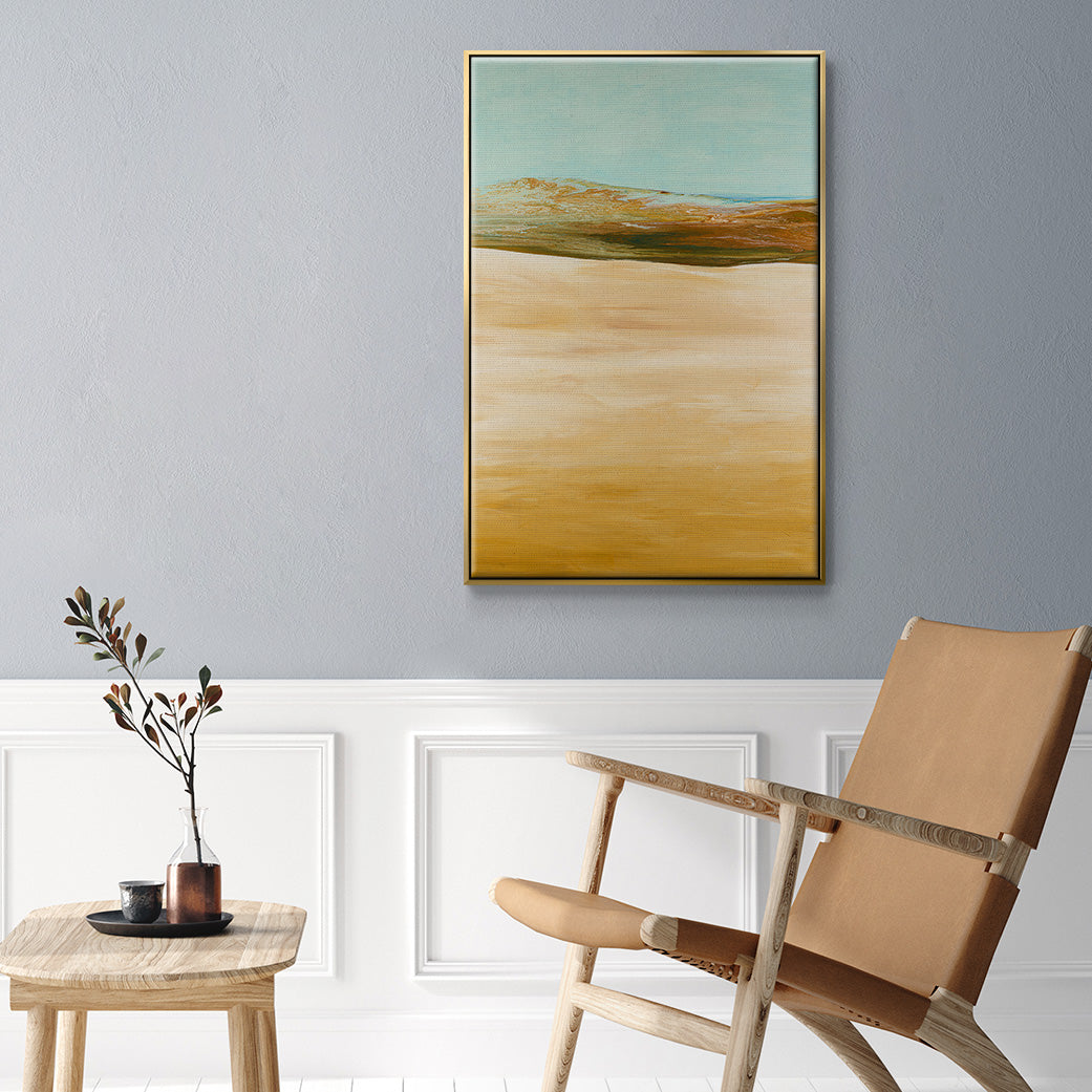 Yesterday's Today - Floater Framed Canvas Print