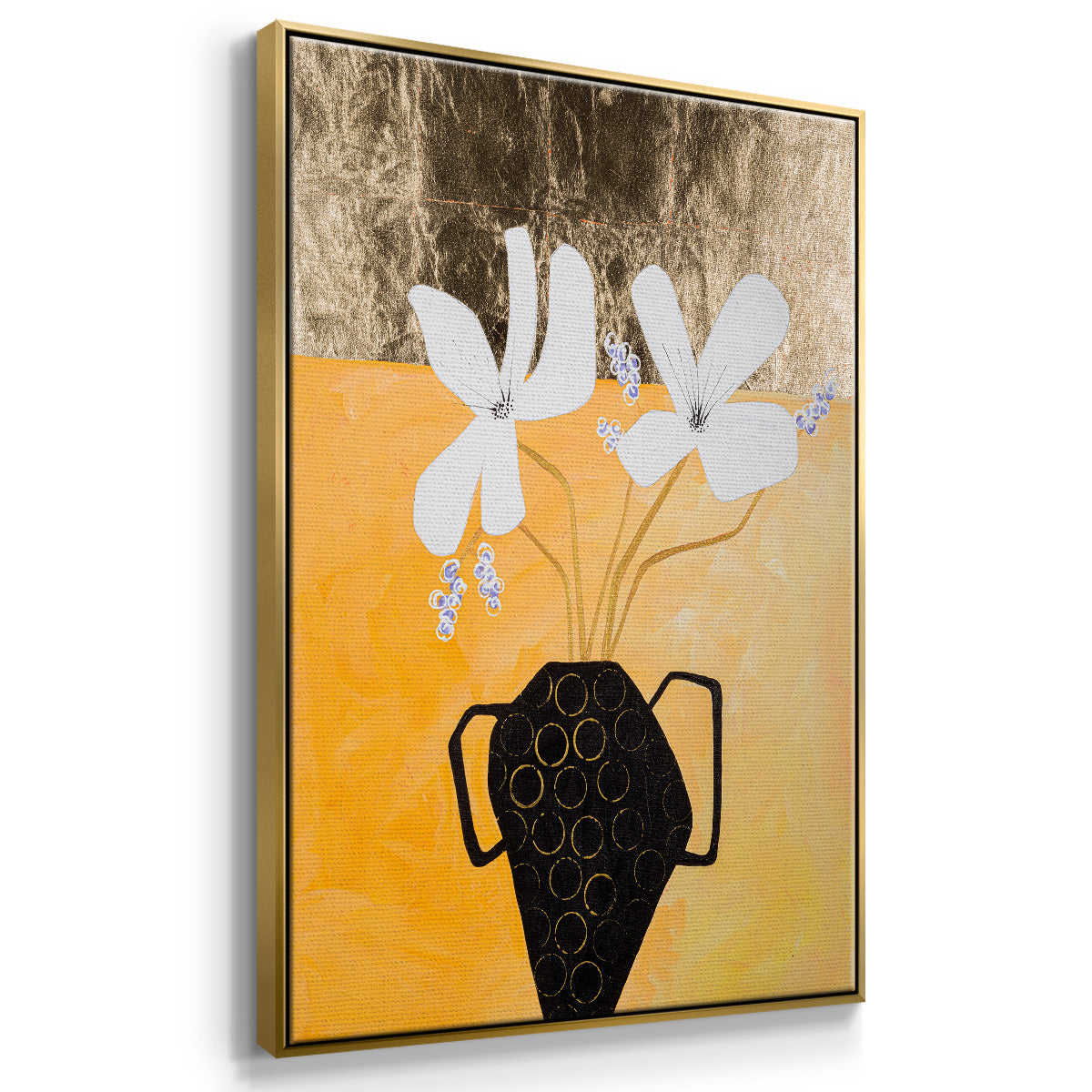 Enjoying the Company We Keep II - Floater Framed Canvas Print