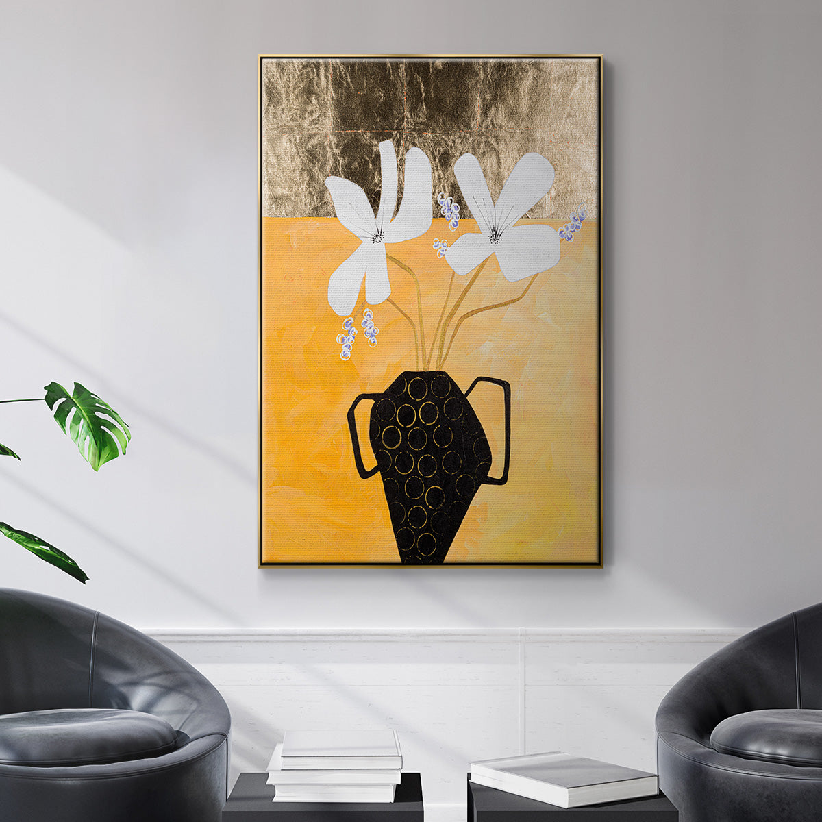 Enjoying the Company We Keep II - Floater Framed Canvas Print
