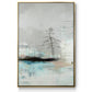The Edge of Independence - Floater Framed Canvas Print