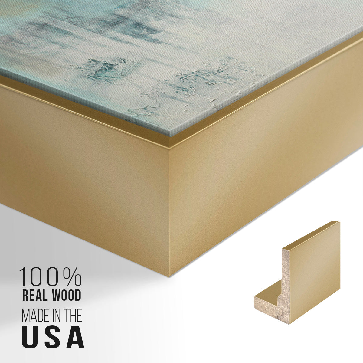 The Edge of Independence - Floater Framed Canvas Print