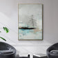 The Edge of Independence - Floater Framed Canvas Print
