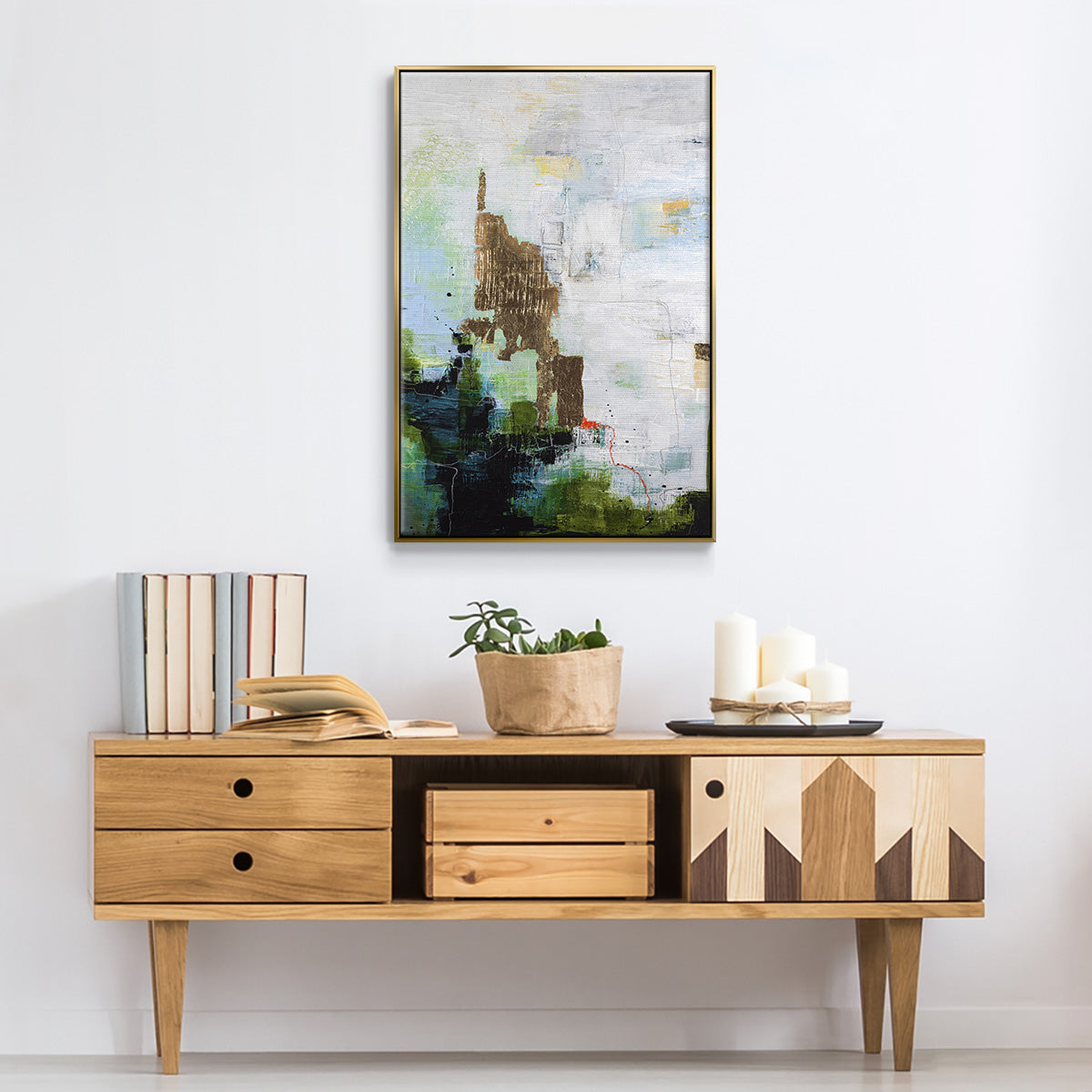 You Peaked My Interest - Floater Framed Canvas Print