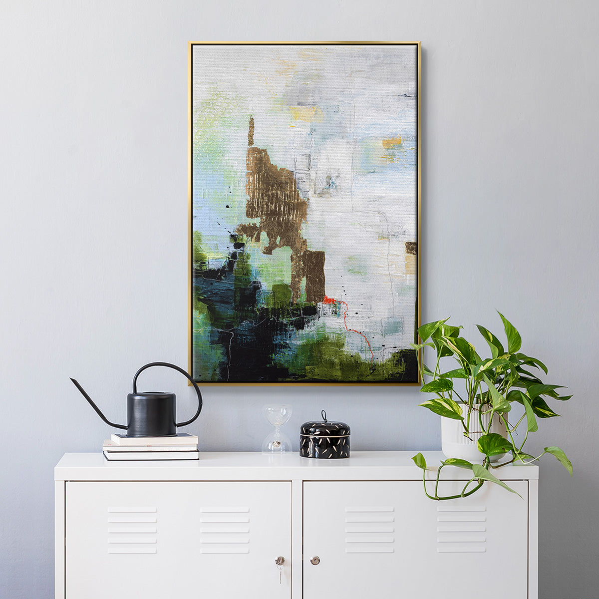 You Peaked My Interest - Floater Framed Canvas Print