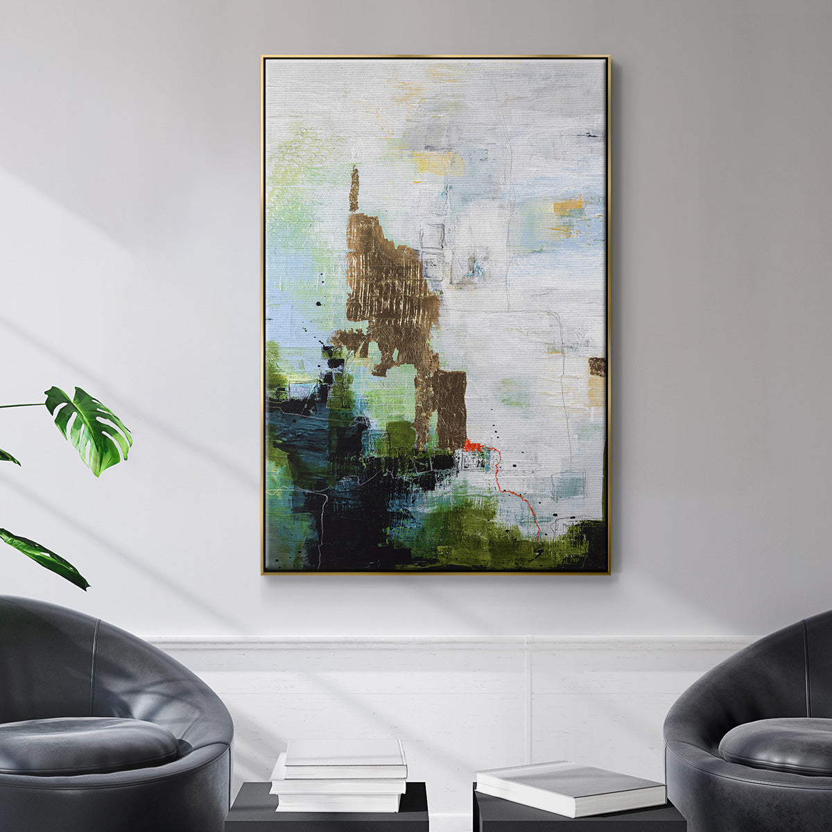 You Peaked My Interest - Floater Framed Canvas Print