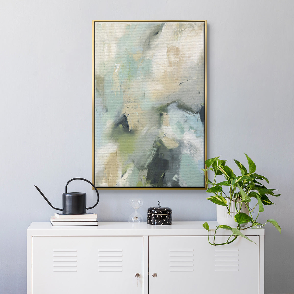 Through It All - Floater Framed Canvas Print