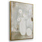 Sunday Blooms - Floater Framed Canvas Print