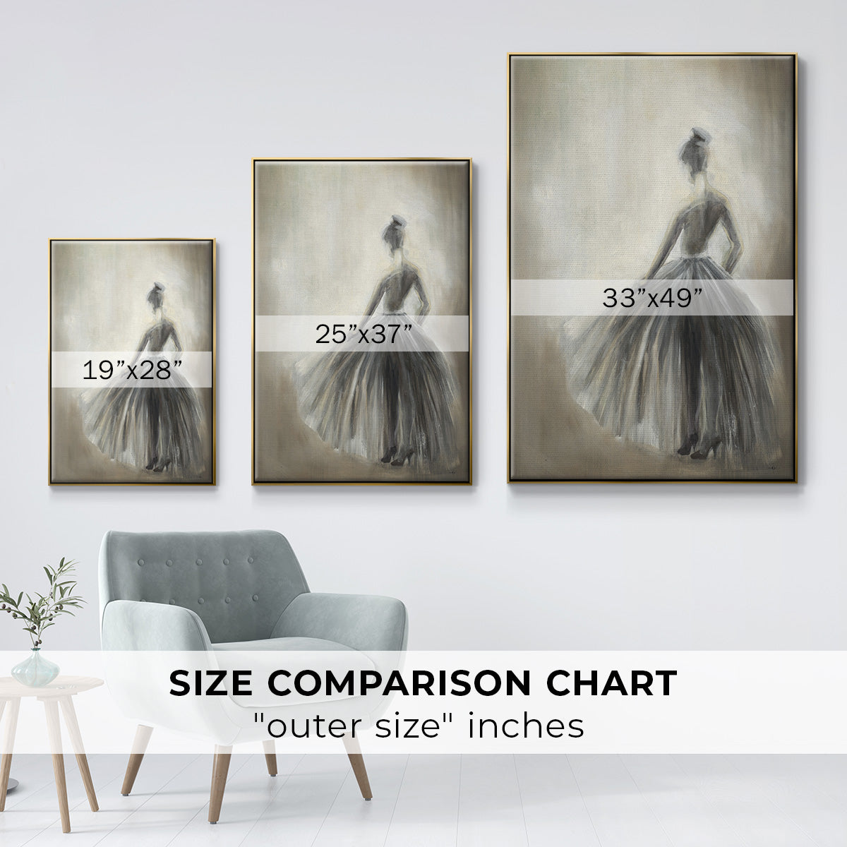 Over in the Light - Floater Framed Canvas Print