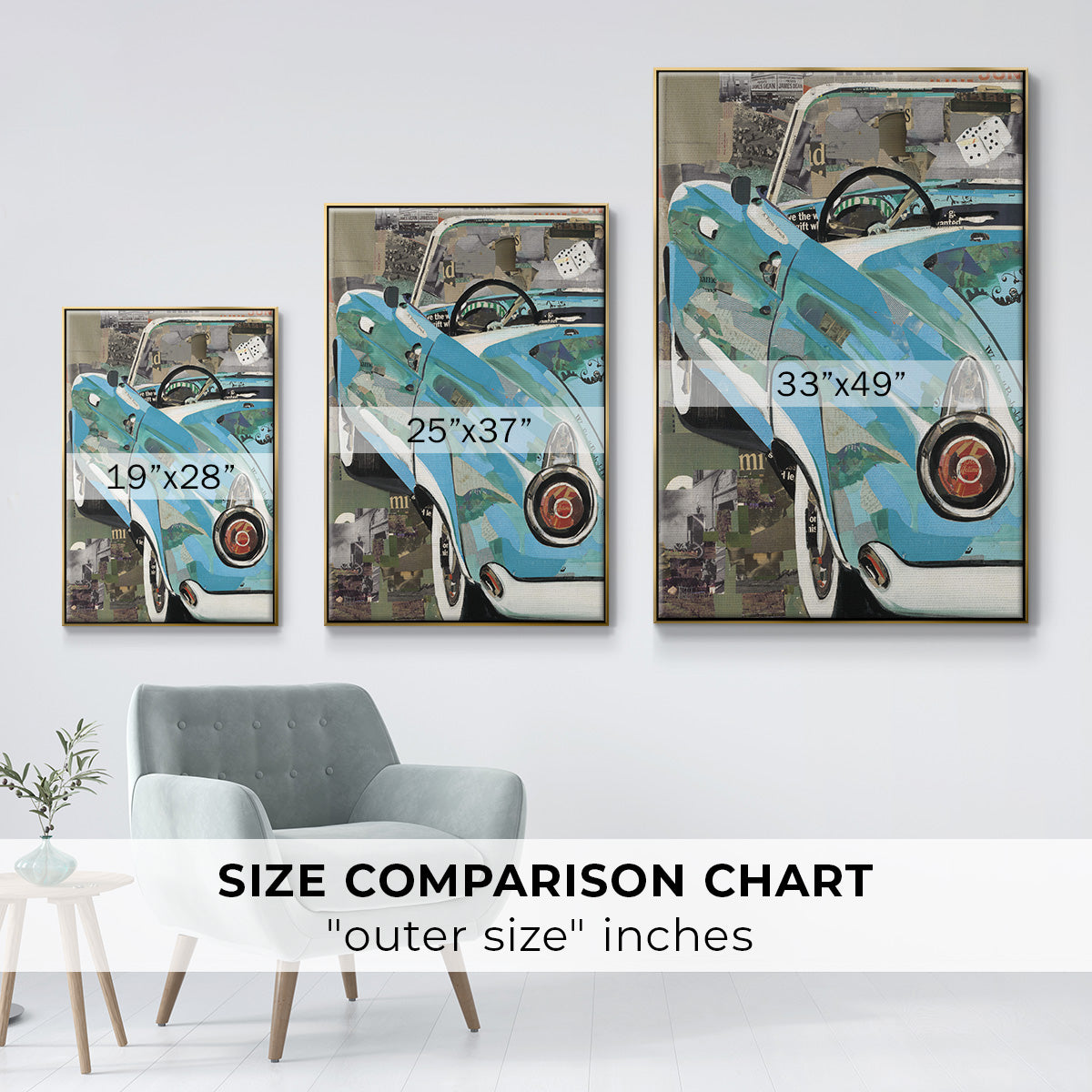 Thunderbird - Floater Framed Canvas Print