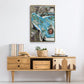 Thunderbird - Floater Framed Canvas Print