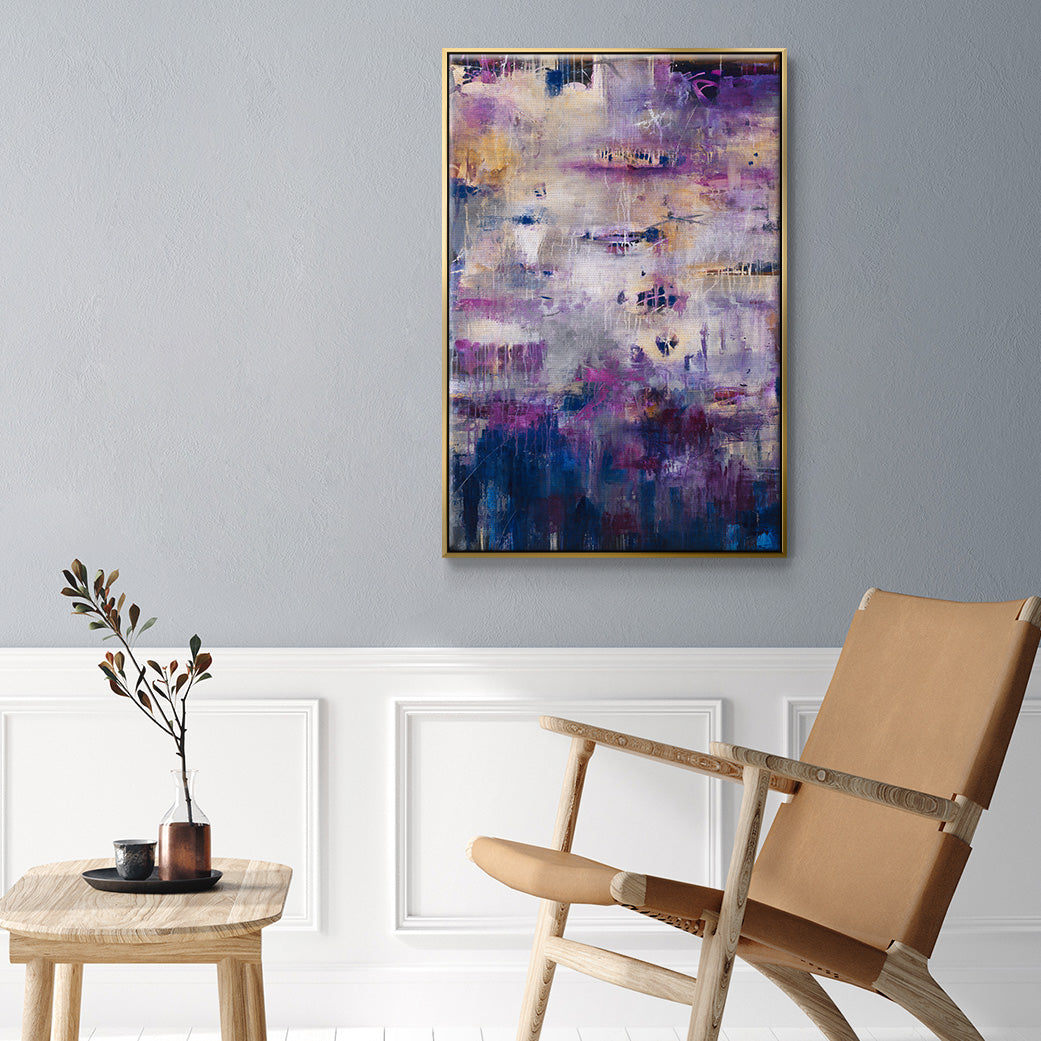 Culture Clash - Floater Framed Canvas Print