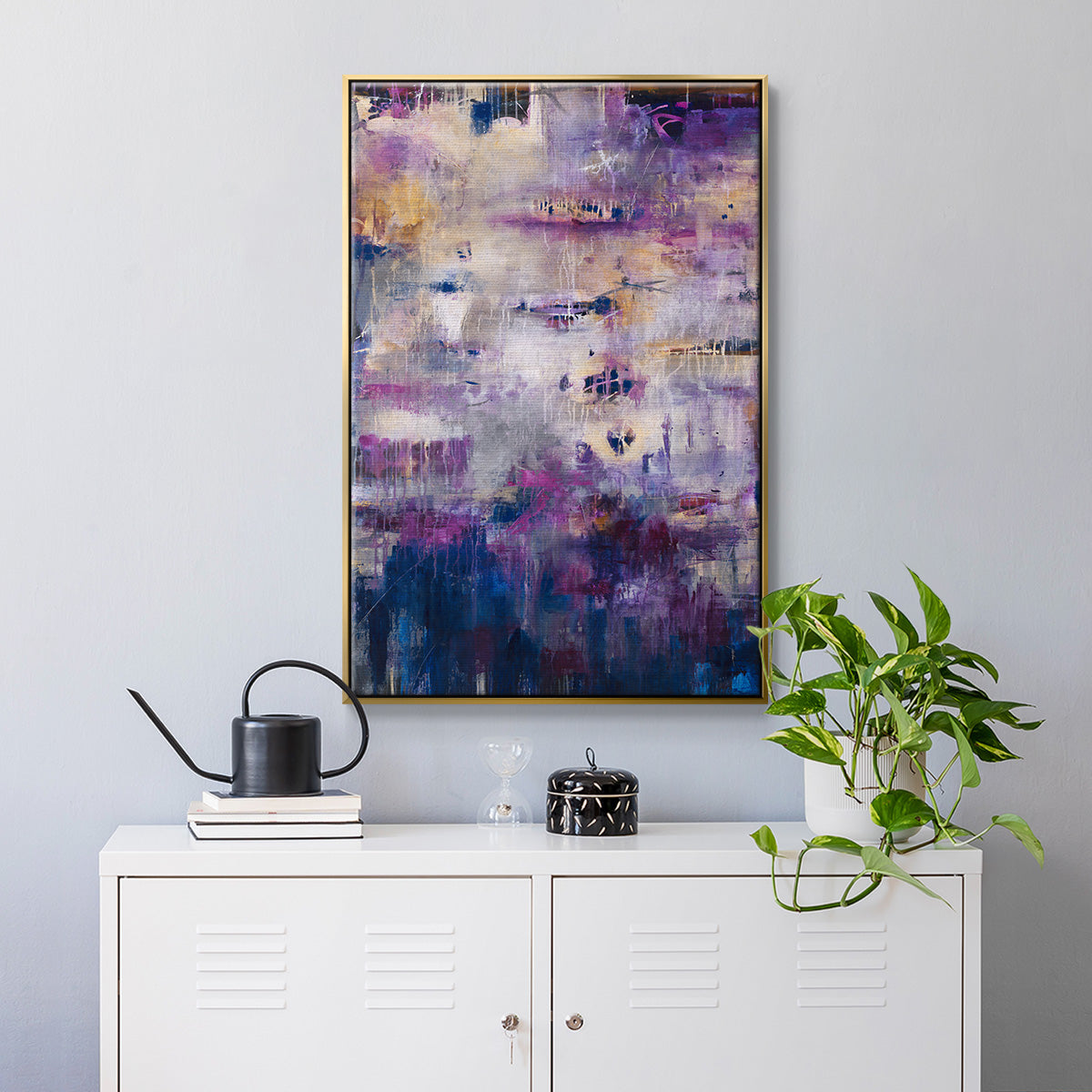 Culture Clash - Floater Framed Canvas Print