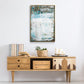 Beach Glass - Floater Framed Canvas Print