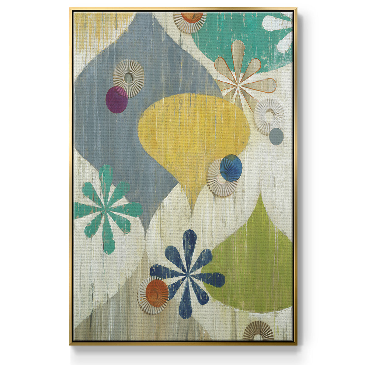 Asterisk - Floater Framed Canvas Print