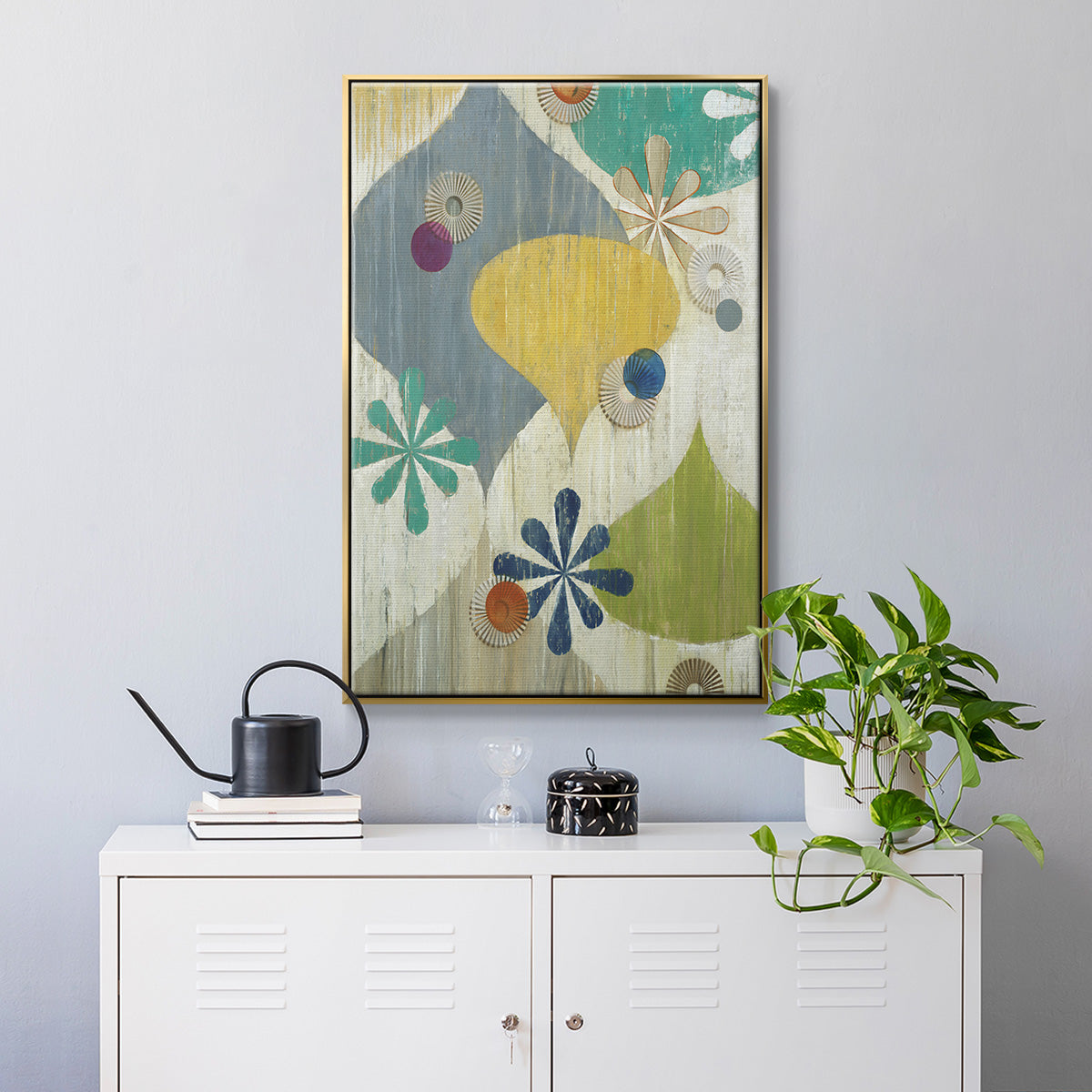 Asterisk - Floater Framed Canvas Print