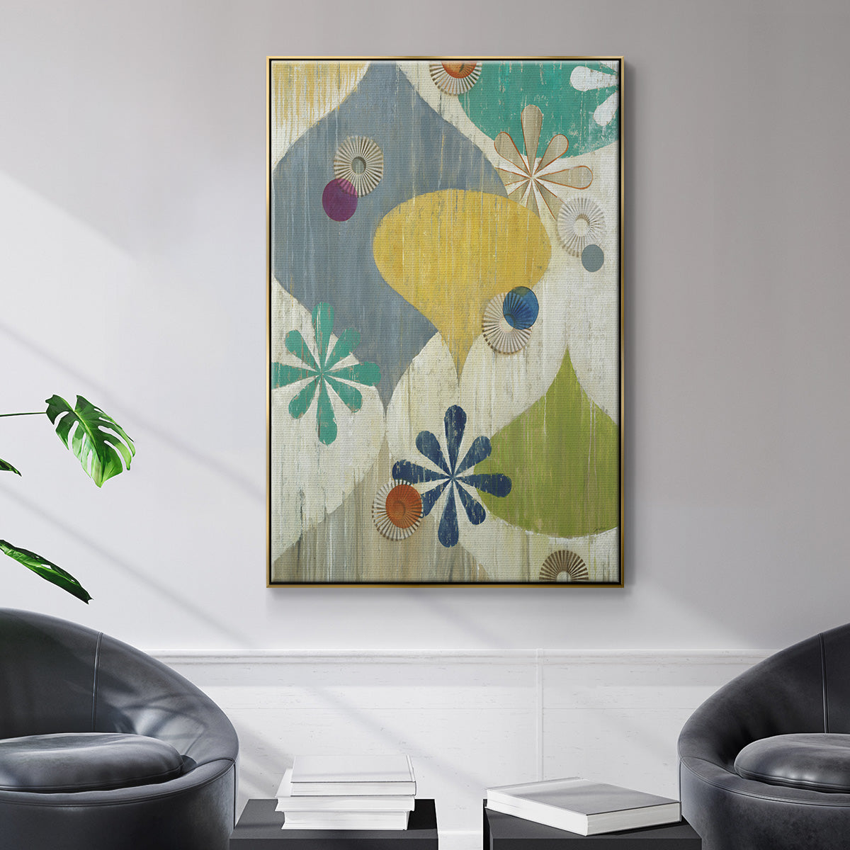 Asterisk - Floater Framed Canvas Print