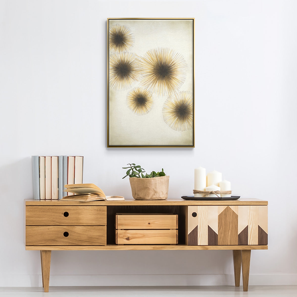 Starlight - Floater Framed Canvas Print
