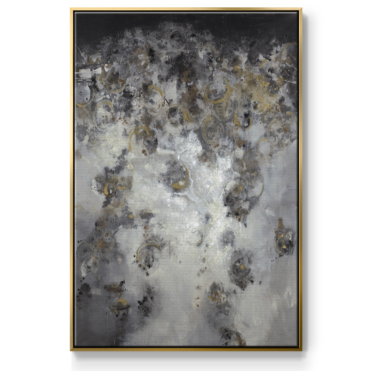 Meteor Showers - Floater Framed Canvas Print