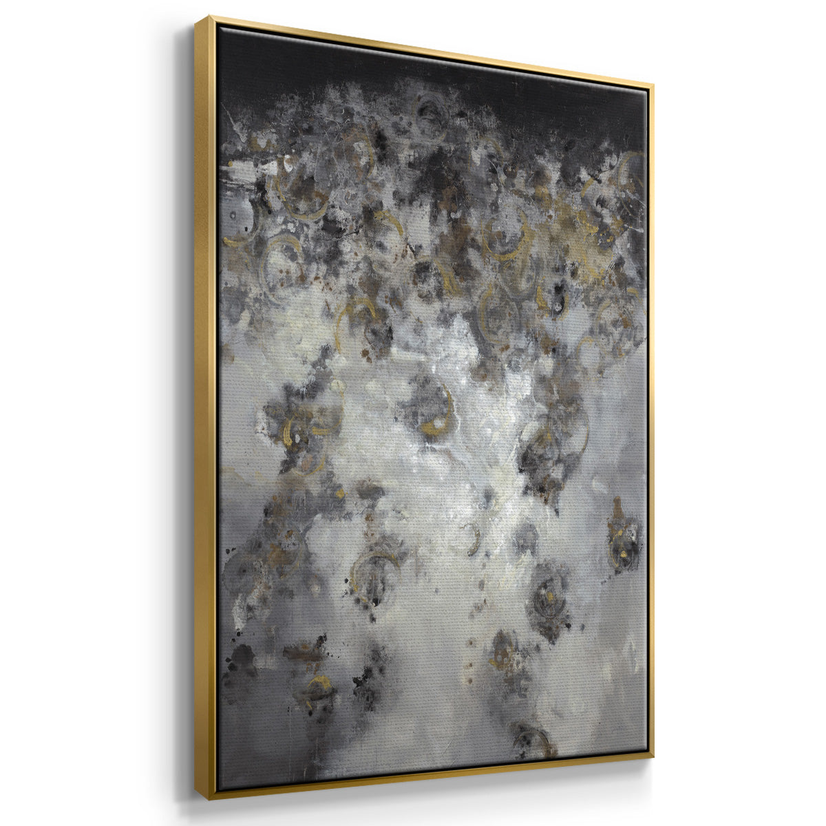 Meteor Showers - Floater Framed Canvas Print