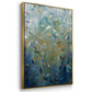 Falling Leaves - Floater Framed Canvas Print
