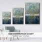 Falling Leaves - Floater Framed Canvas Print