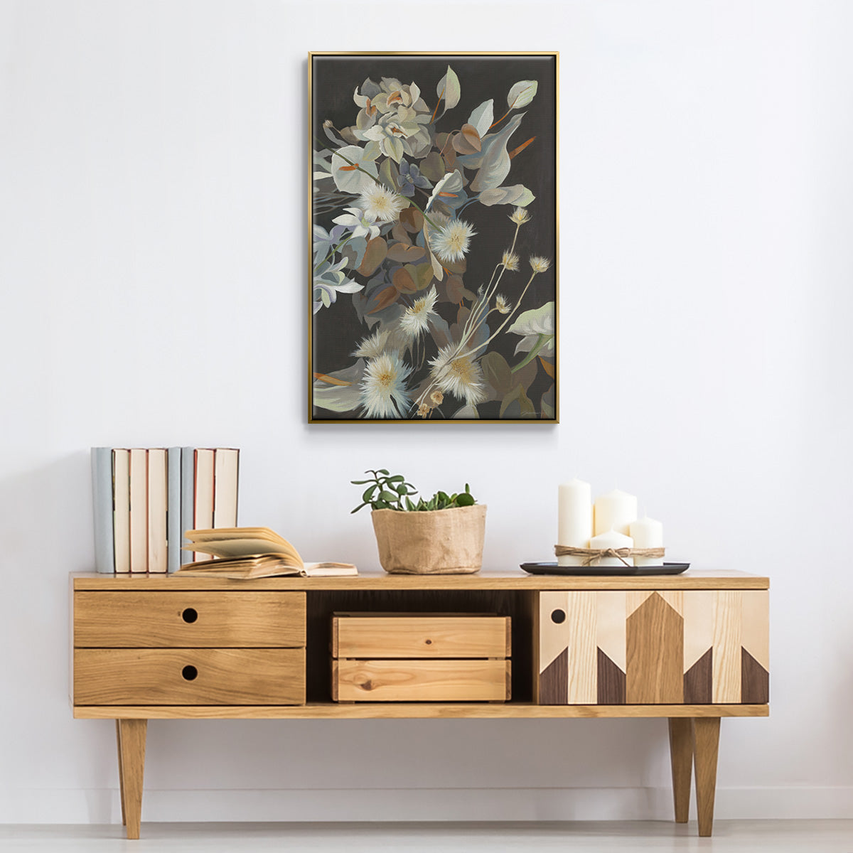 Turn a New Leaf - Floater Framed Canvas Print