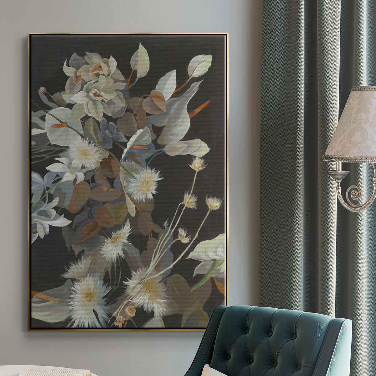 Turn a New Leaf - Floater Framed Canvas Print