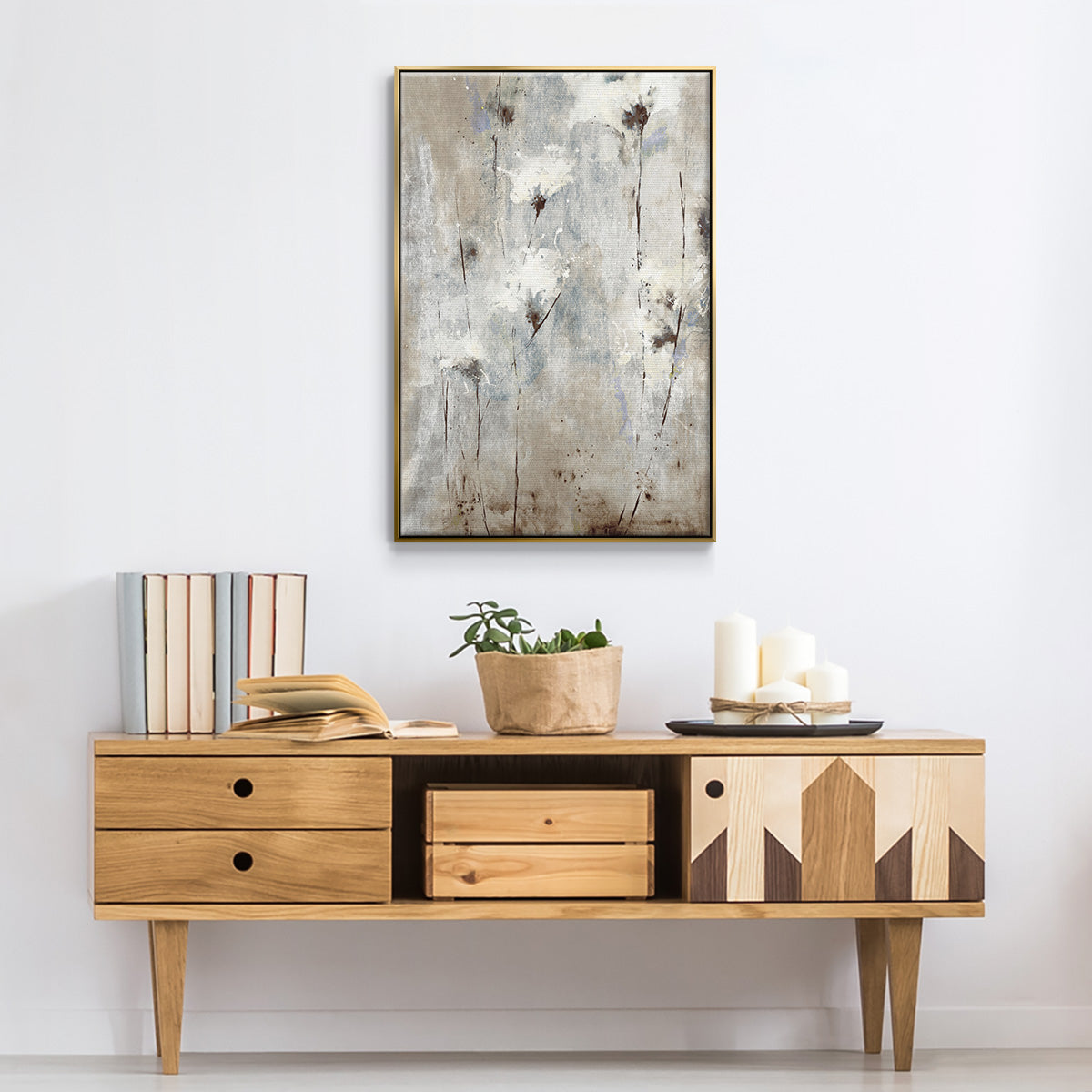Here Today, Gone Tomorrow - Floater Framed Canvas Print