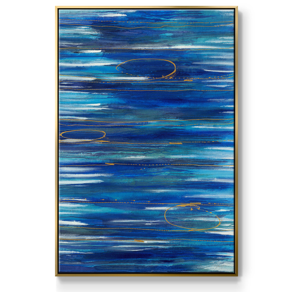 Waterworld - Floater Framed Canvas Print