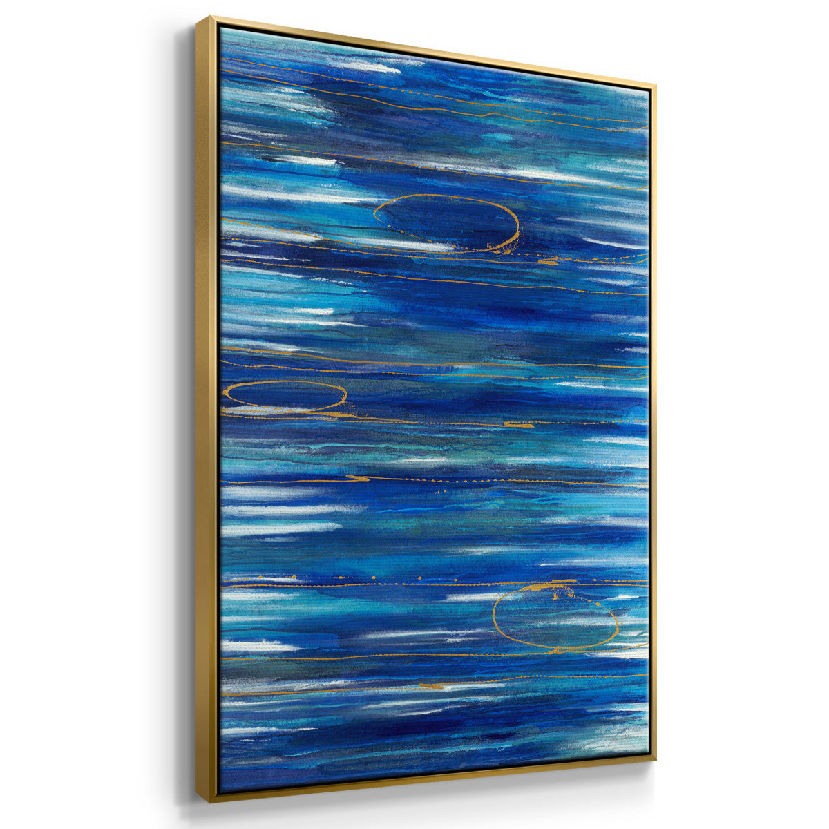 Waterworld - Floater Framed Canvas Print
