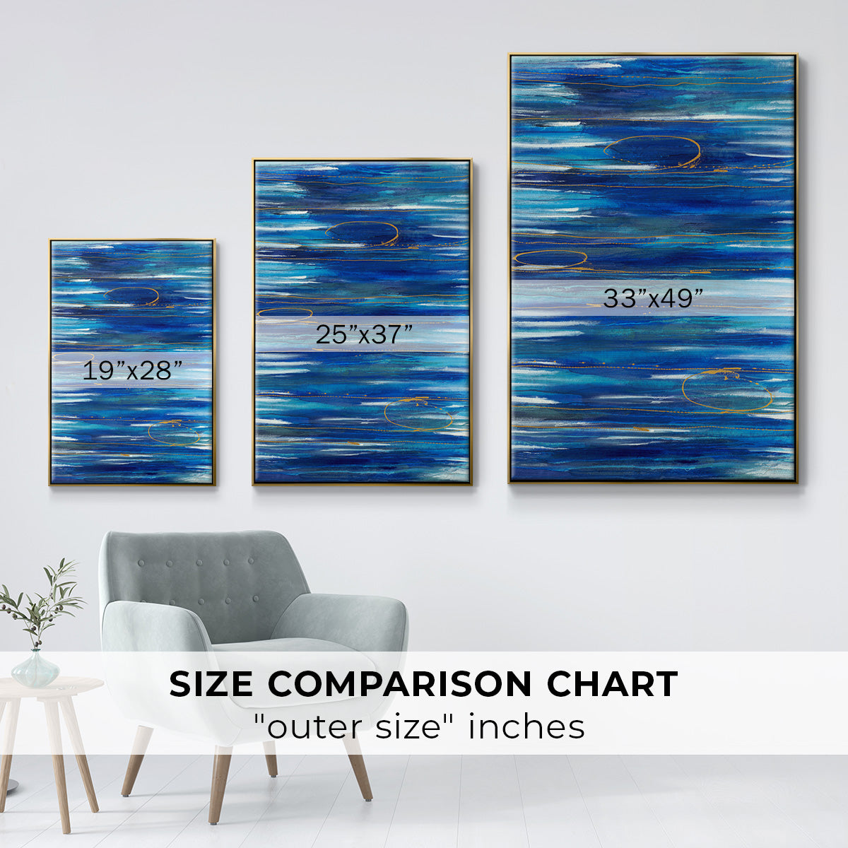 Waterworld - Floater Framed Canvas Print