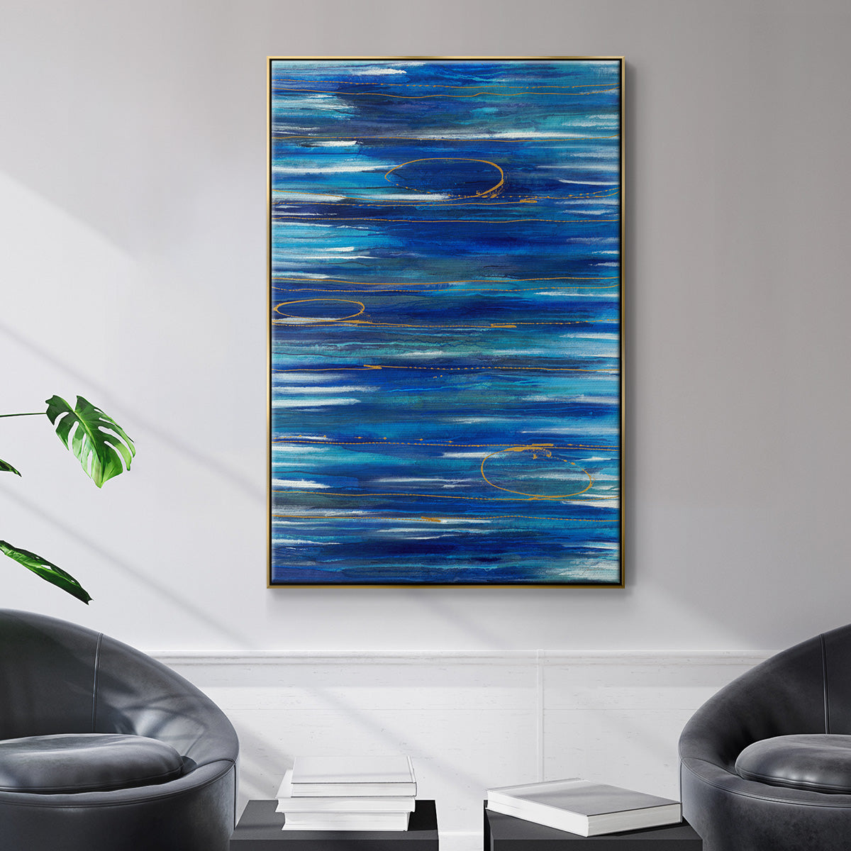 Waterworld - Floater Framed Canvas Print