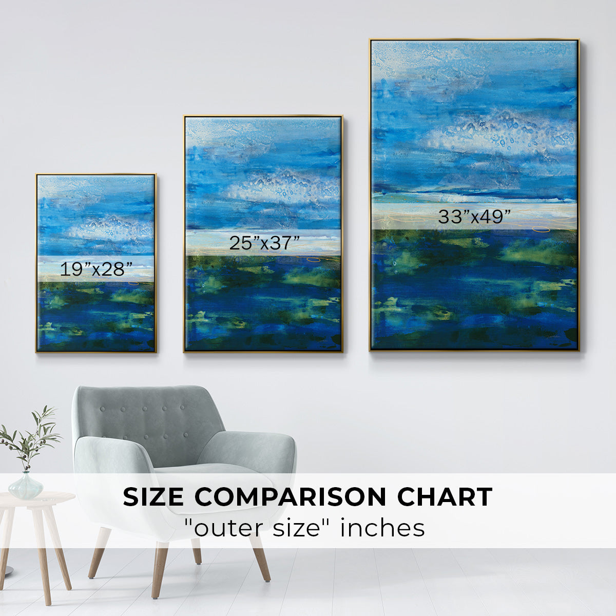 Island Groove - Floater Framed Canvas Print