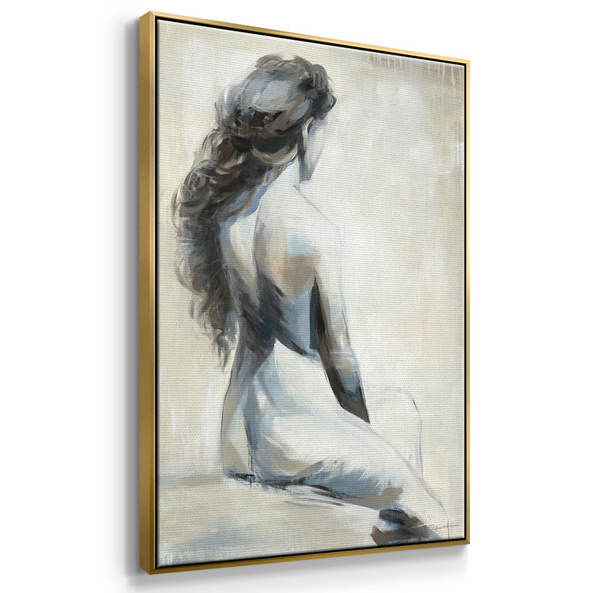 Song on the Wind - Floater Framed Canvas Print