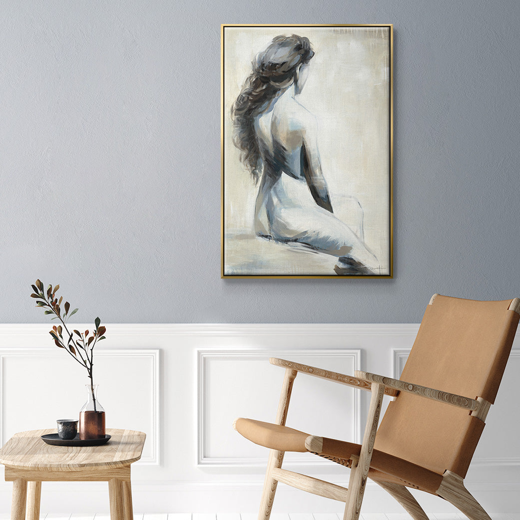 Song on the Wind - Floater Framed Canvas Print
