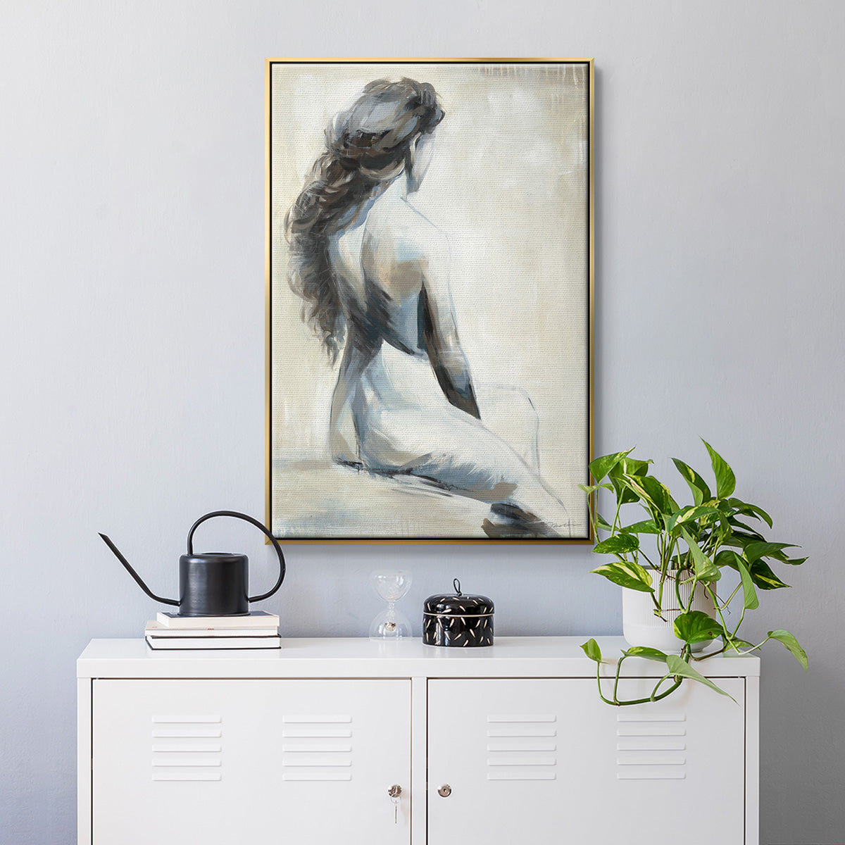 Song on the Wind - Floater Framed Canvas Print