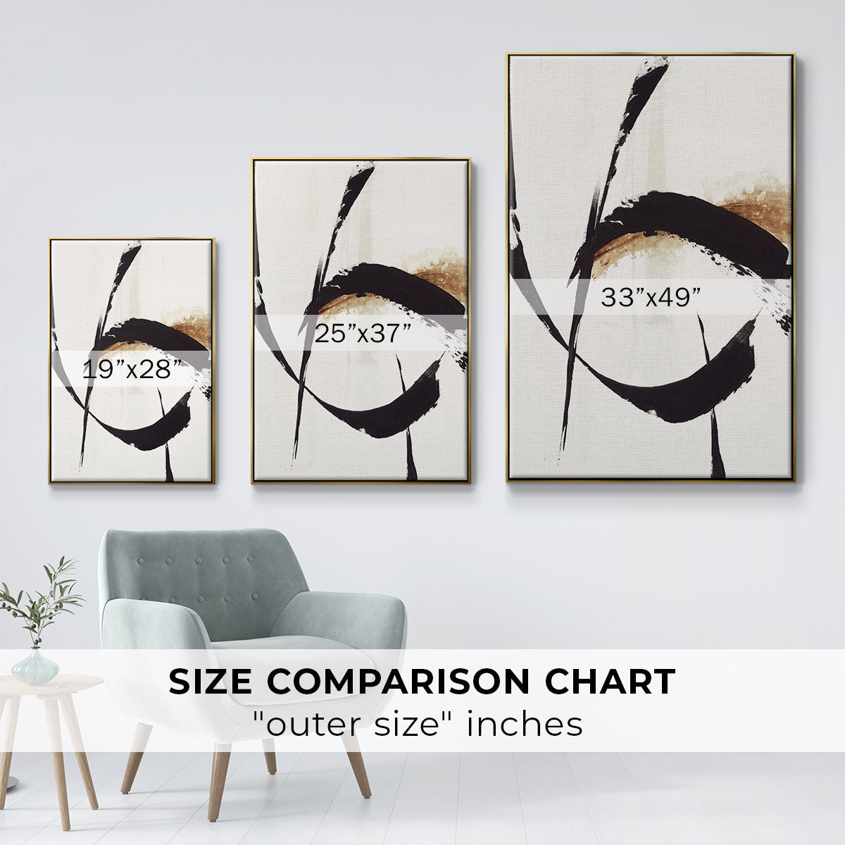 High Style I - Floater Framed Canvas Print