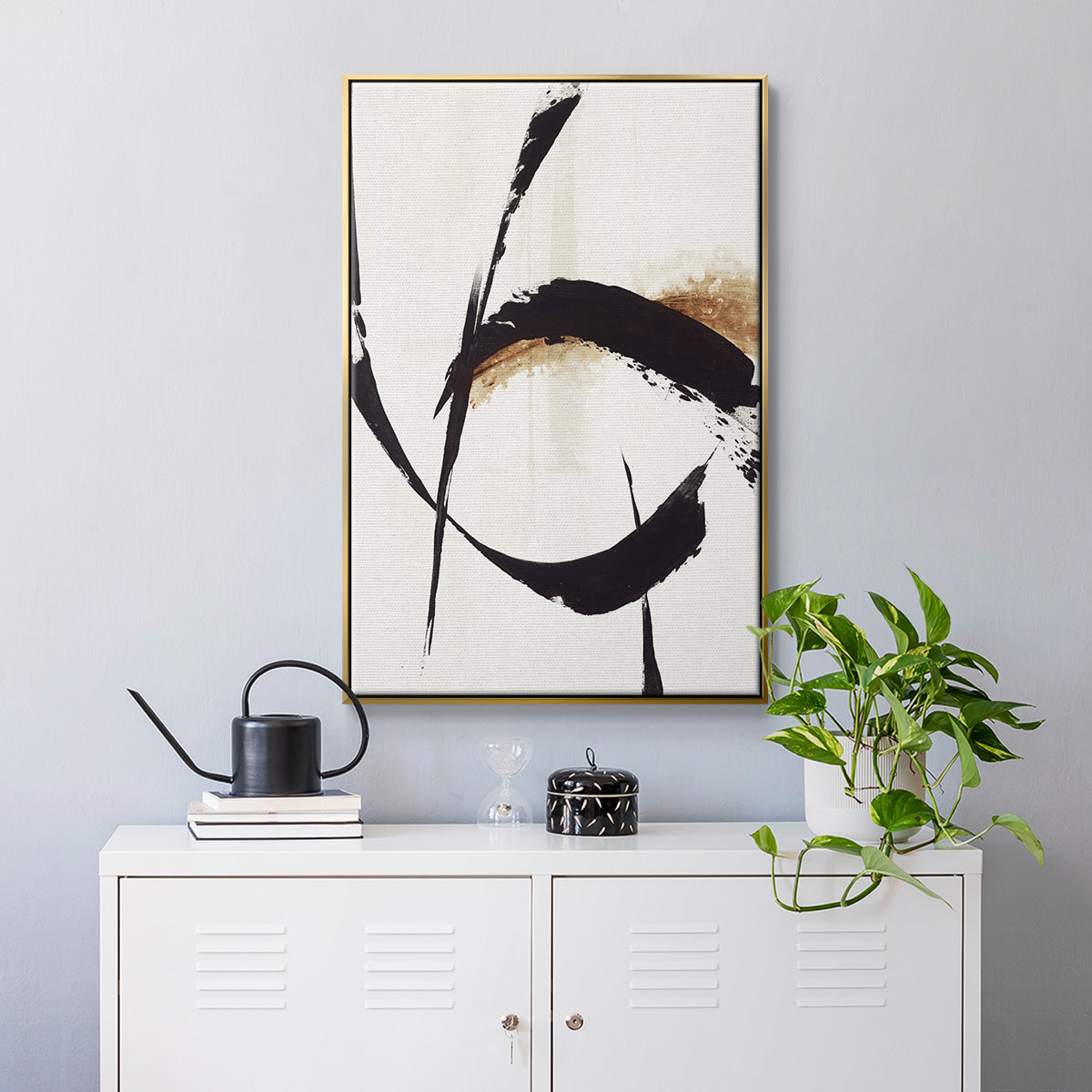 High Style I - Floater Framed Canvas Print