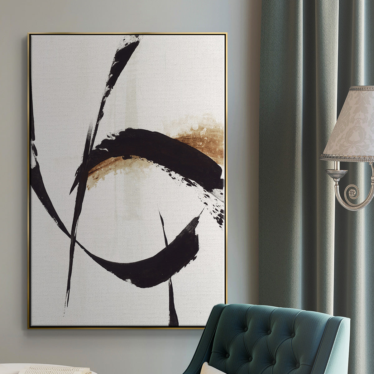 High Style I - Floater Framed Canvas Print