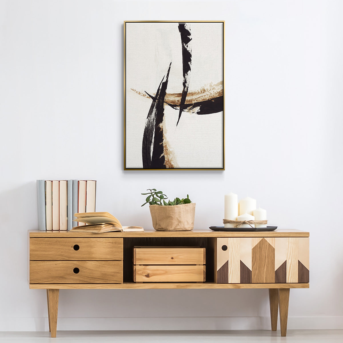 High Style II - Floater Framed Canvas Print