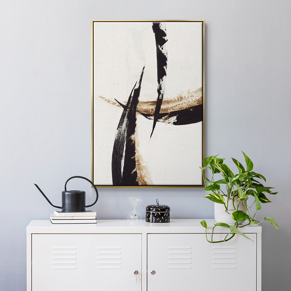 High Style II - Floater Framed Canvas Print
