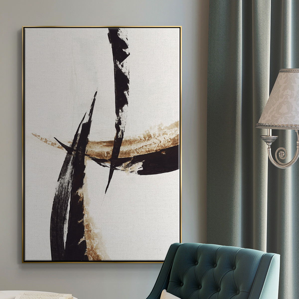 High Style II - Floater Framed Canvas Print